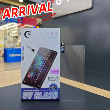 Gtel®  UV Full Coverage Tempered Glass Screen Protector for One Plus Phone, Fully Support Fingerprint, Anti Scratch, Bubble Free,3D Curved, Case Friendly.